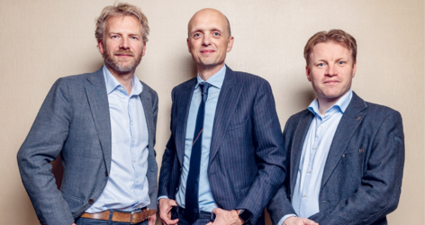 Foto (kleur) Peter van der Meer, Jeroen Schaap en Jasper Brugts